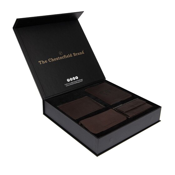 The Chesterfield Brand Geldbörse Geschenkset 4-teilig  Leder 12 cm