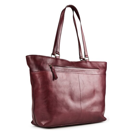 Burkely Fine Florence Shopper Tasche Leder 37 cm Laptopfach