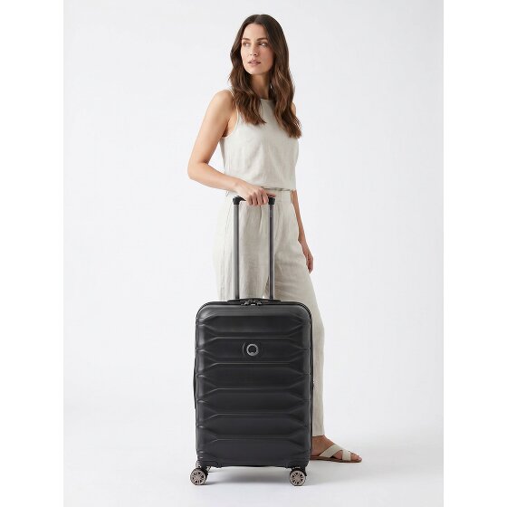 Delsey Paris Meteor 4 Rollen Trolley 68 cm mit Dehnfalte