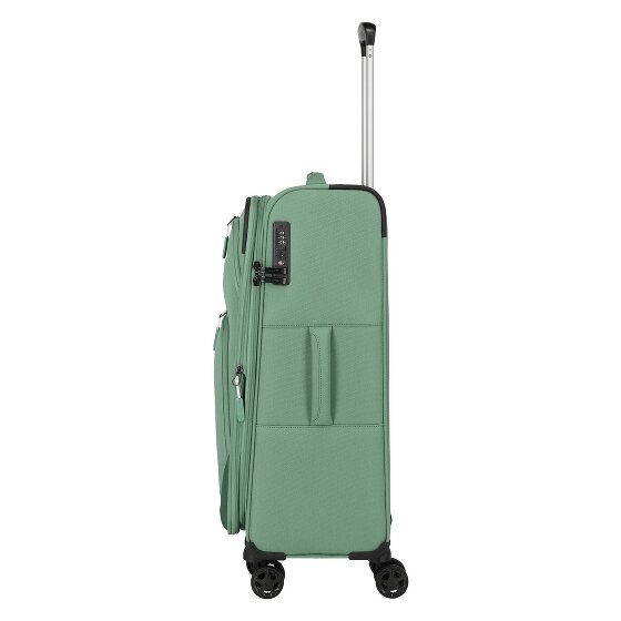 Travelite Kick Off 4 Rollen Trolley M 67 cm mit Dehnfalte