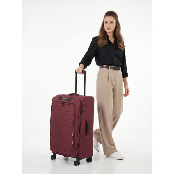 Travelite Skaii 4 Rollen Trolley L 78 cm mit Dehnfalte
