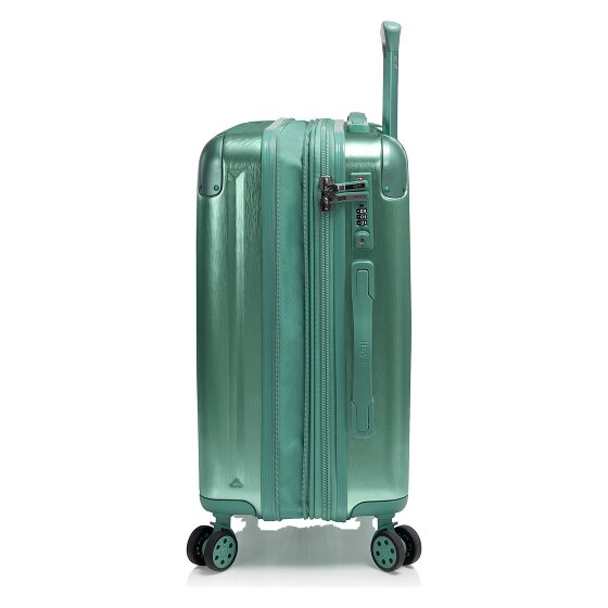 Heys Alumix 4 Rollen Kabinentrolley S 55 cm mit Dehnfalte