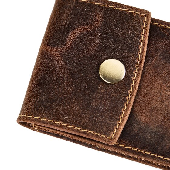 Greenburry Vintage Kreditkartenetui RFID Schutz Leder 7 cm