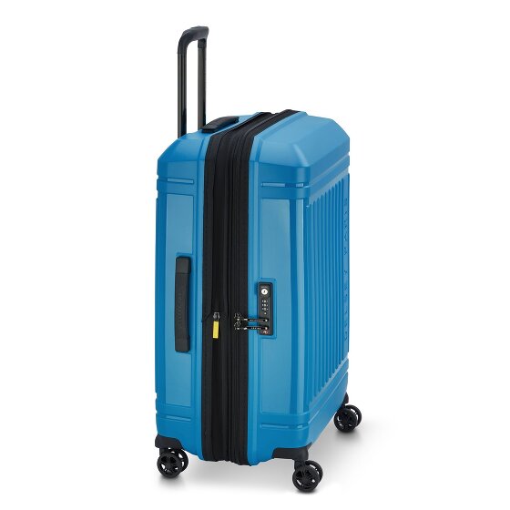 Delsey Paris Lutece Se 4 Rollen Trolley 68 cm mit Dehnfalte