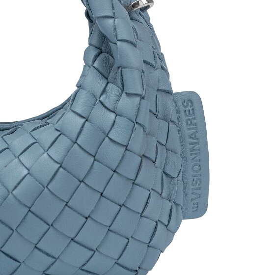 LES VISIONNAIRES Greta Micro weave Handtasche Leder 20 cm