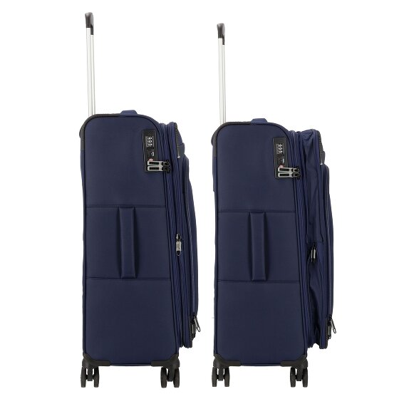 d&n Travel Line 9504 4 Rollen Trolley M 67 cm mit Dehnfalte