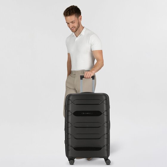 Polestream Strz by Asteroid 4 Rollen Trolley L 74 cm mit Dehnfalte