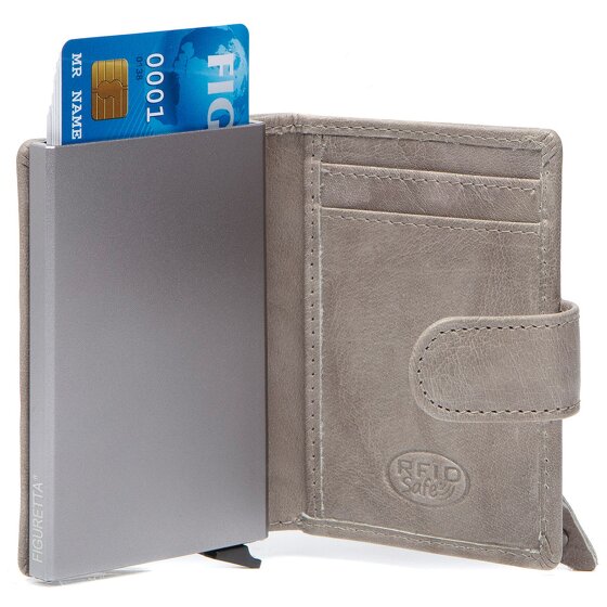 The Chesterfield Brand Prague Kreditkartenetui RFID Schutz Leder 7 cm