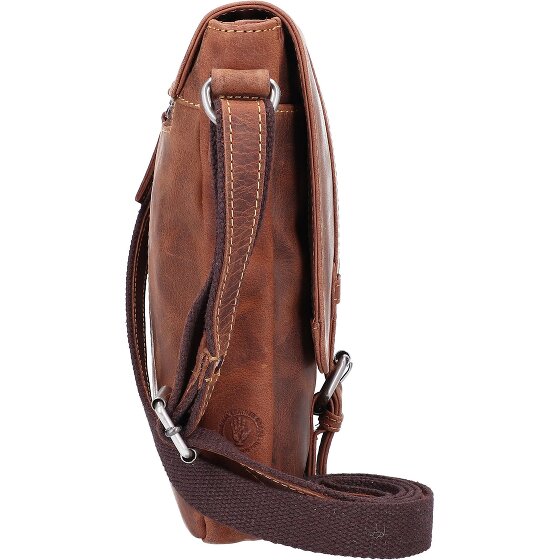 Greenburry Vintage Umhängetasche Leder 22 cm