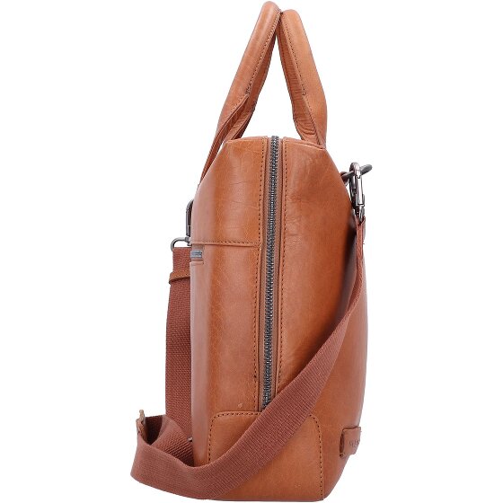 Plevier Rock Basalt Aktentasche Leder 41 cm Laptopfach