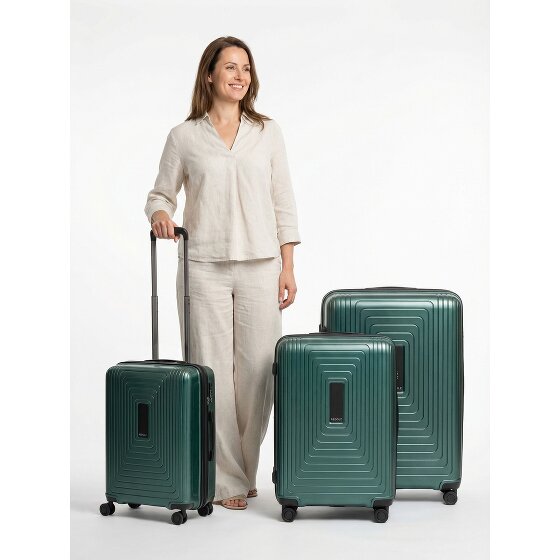 Redolz Essentials 14 4 Rollen Kofferset 3-teilig mit Dehnfalte