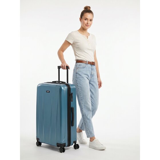 Police New York 4 Rollen Trolley L 72 cm mit Dehnfalte