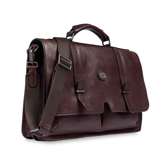 The Bridge Isaia Aktentaschen Messenger Leder 43 cm Laptopfach