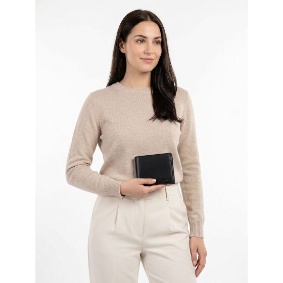 oxmox Leather Geldbörse RFID Schutz Leder 12 cm