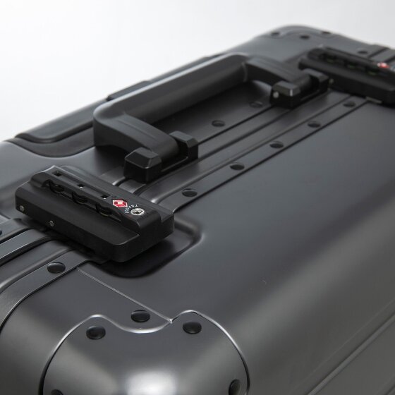 Alumaxx Gravity 4-Rollen Pilotentrolley Aluminium 44 cm Laptopfach