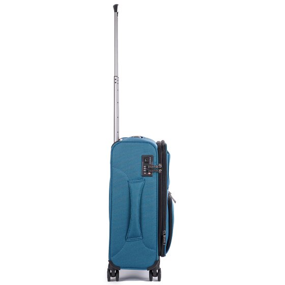 Stratic Bendigo Light + 4 Rollen Kabinentrolley 54 cm mit Dehnfalte