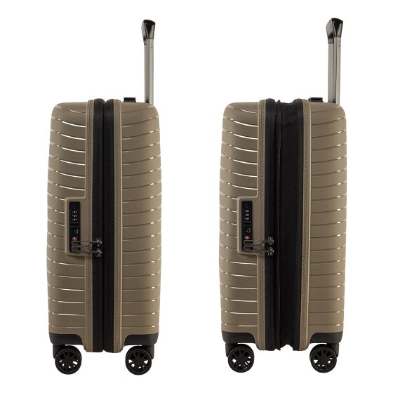 Stratic Novium 4 Rollen Kabinentrolley S 55 cm mit Dehnfalte