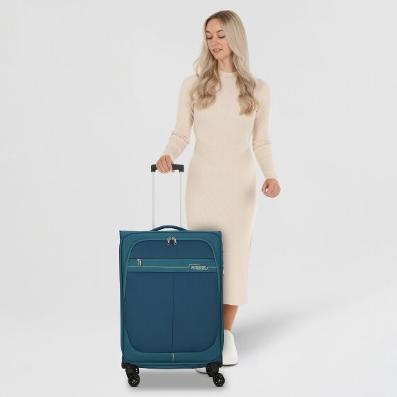American Tourister Deep Dive 4 Rollen Trolley 67 cm mit Dehnfalte