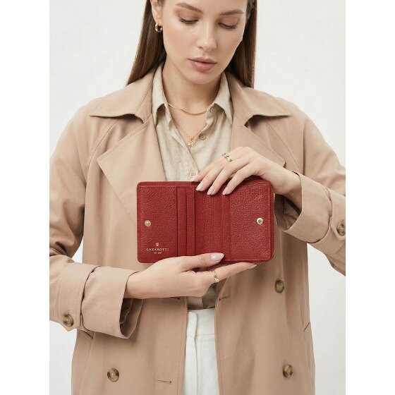 Lazarotti Bologna Leather Medium Zip-Around Geldbörse Leder 10 cm