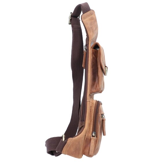 Greenburry Vintage Umhängetasche Leder 26 cm