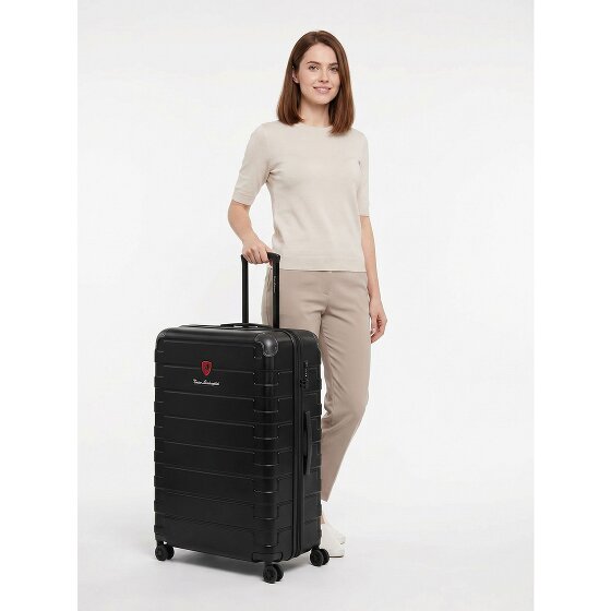 Tonino Lamborghini Milano 4 Rollen Trolley 83 cm mit Dehnfalte