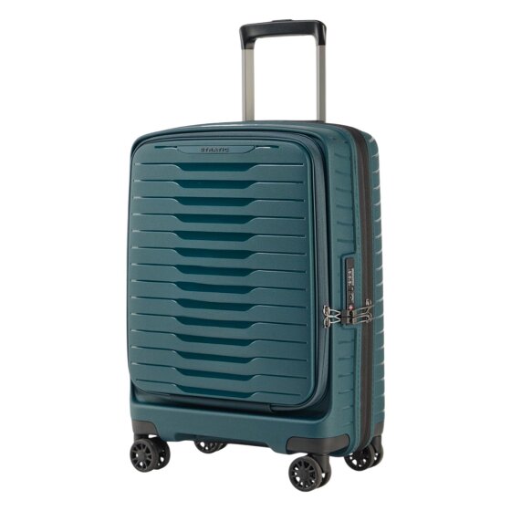 Stratic Novium 4 Rollen Kabinentrolley S 55 cm Laptopfach mit Dehnfalte