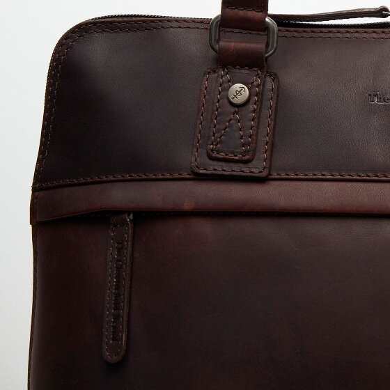 The Chesterfield Brand Branson Schultertasche Leder 37 cm Laptopfach