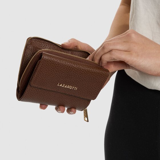 Lazarotti Bologna Leather Geldbörse Leder 12 cm