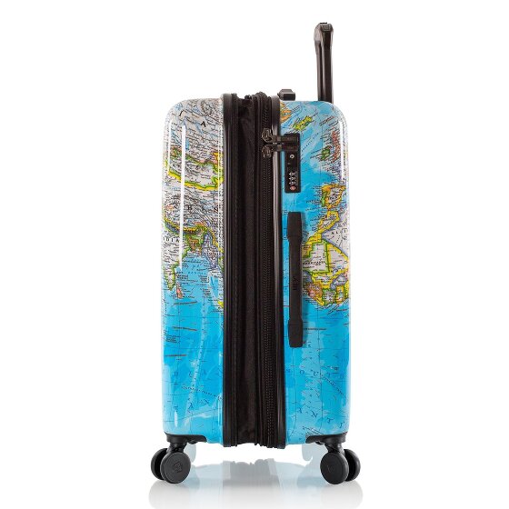 Heys Black Camo 4 Rollen Kofferset 3-teilig mit Dehnfalte