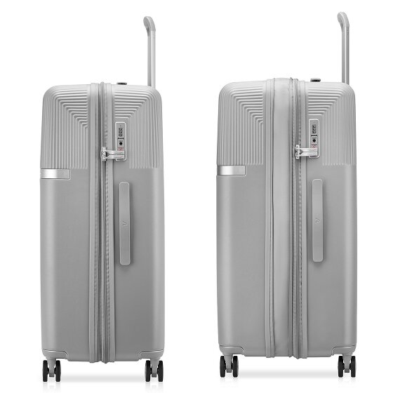 Roncato Airglam 4 Rollen Trolley L 77 cm mit Dehnfalte