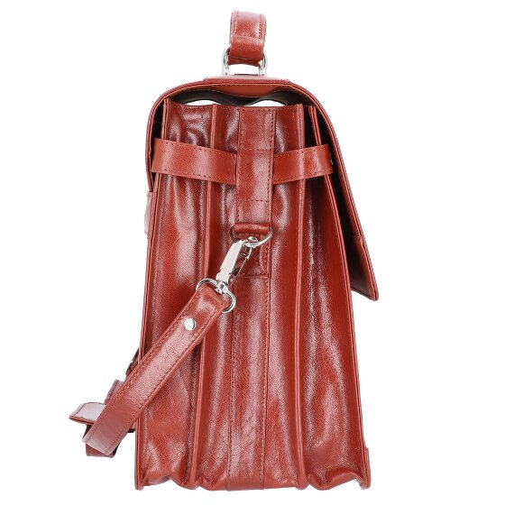 Alassio Mocca Aktentasche Leder 38 cm Laptopfach