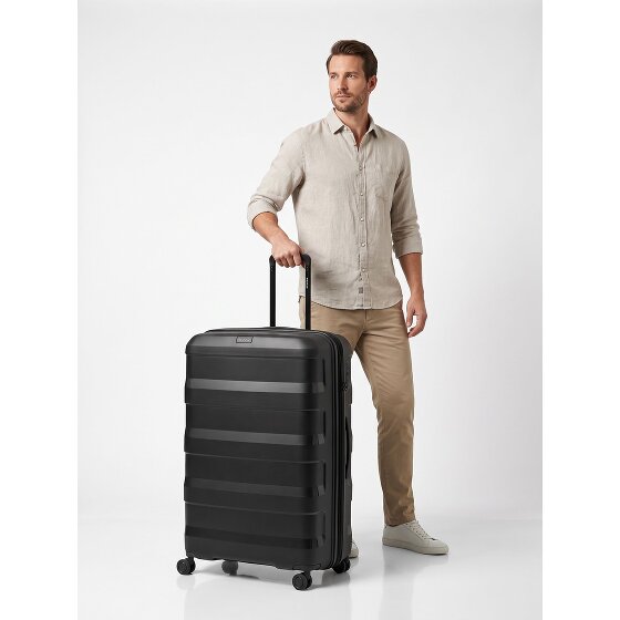 Redolz Pro PP 4 Rollen Trolley 83 cm mit Dehnfalte