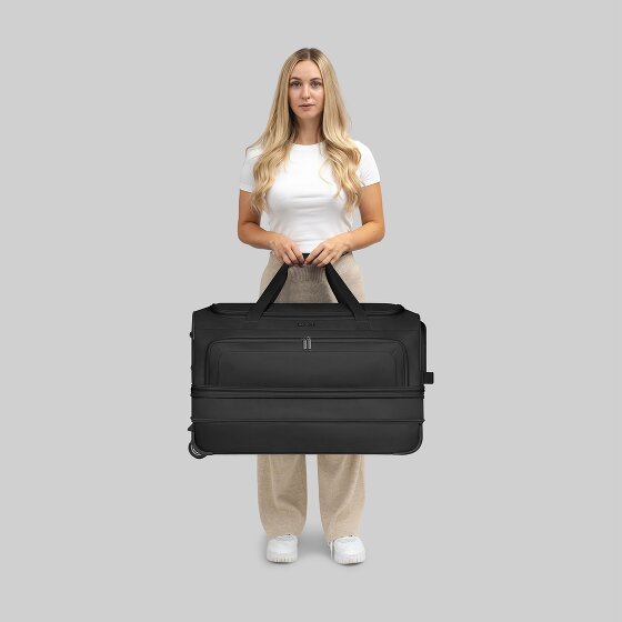 Redolz Duffle Essentials 2-Rollen Reisetasche Set 2-tlg. L+L mit Dehnfalte