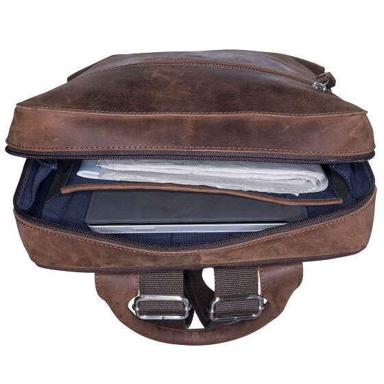 Leonhard Heyden Salisbury Rucksack Leder 37 cm Laptopfach