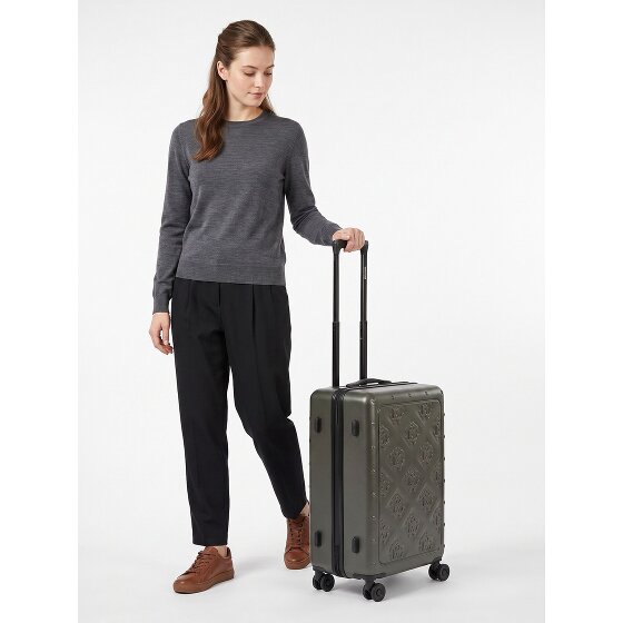 Roberto Cavalli Florence 4 Rollen Trolley 63 cm mit Dehnfalte