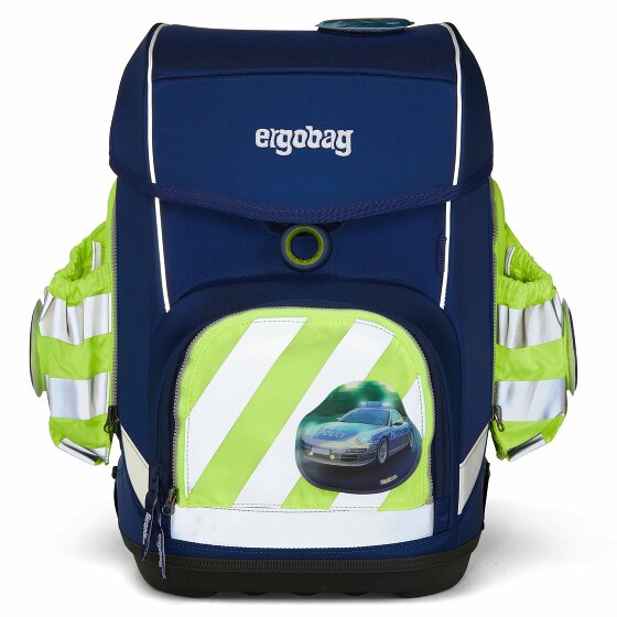 Ergobag Zubehör Fluo Seitentaschen Sicherheitsset 3tlg. mit Reflektorstreifen