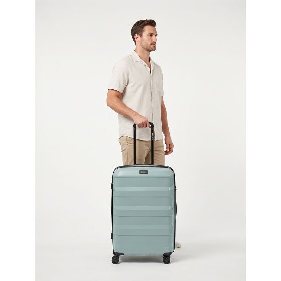 Redolz Pro PP 4 Rollen Trolley 66 cm mit Dehnfalte