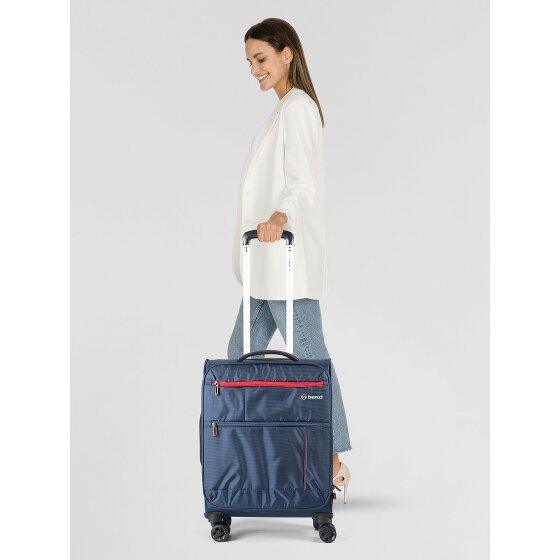 Benzi 5825 4 Rollen Kabinentrolley 55 cm mit Dehnfalte