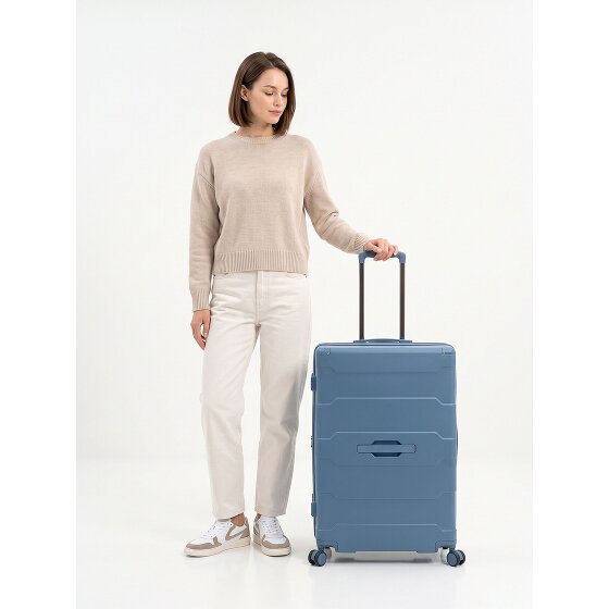 Heys ReNew 4 Rollen Trolley L 76 cm mit Dehnfalte