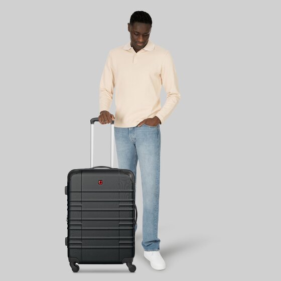 Wenger Amplar Evo 4 Rollen Trolley M 65 cm mit Dehnfalte