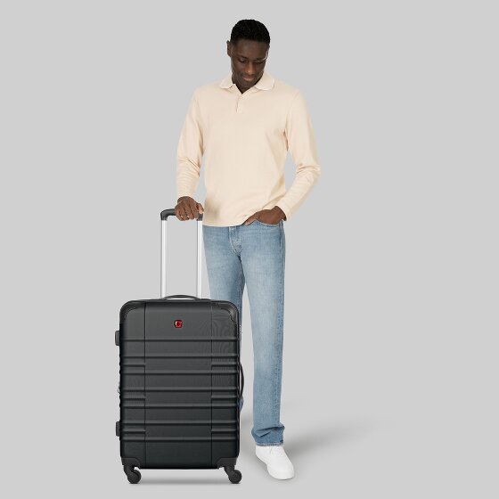 Wenger Amplar Evo 4 Rollen Trolley M 65 cm mit Dehnfalte