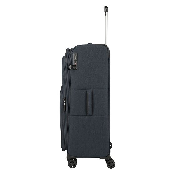 Travelite Kick Off 4 Rollen Trolley L 78 cm mit Dehnfalte