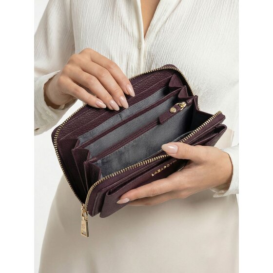 Lazarotti Bologna Leather Zip-Around Geldbörse Handytasche Leder 19 cm