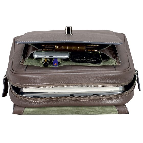 Leonhard Heyden Nizza City Rucksack Leder 34 cm