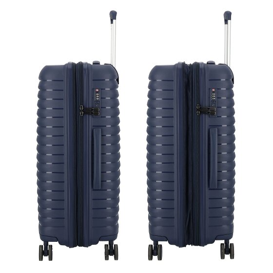 d&n Travel Line 4500 4 Rollen Trolley M 65 cm mit Dehnfalte