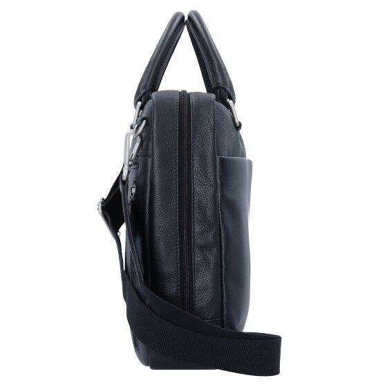 Leonhard Heyden Berlin Aktentasche Leder 38 cm Laptopfach