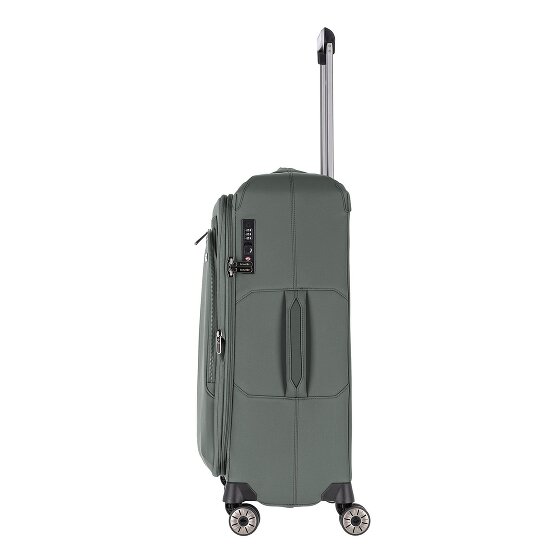 Travelite Priima 4 Rollen Trolley 68 cm mit Dehnfalte