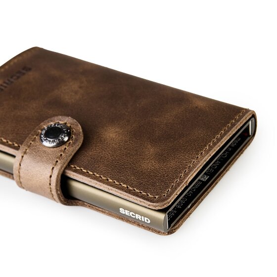 Secrid Miniwallet Vintage Kreditkartenetui Geldbörse RFID Leder 6,5 cm