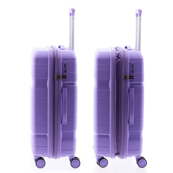 Gladiator 3800 4 Rollen Trolley 67 cm mit Dehnfalte