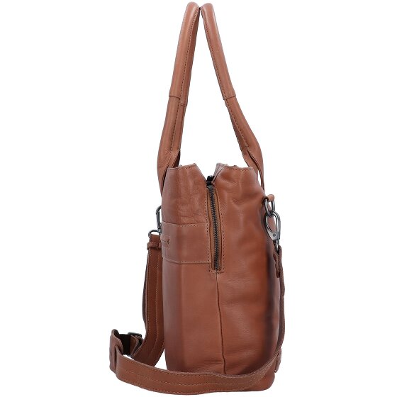 Plevier Structure Antilla Schultertasche RFID Schutz Leder 40 cm Laptopfach